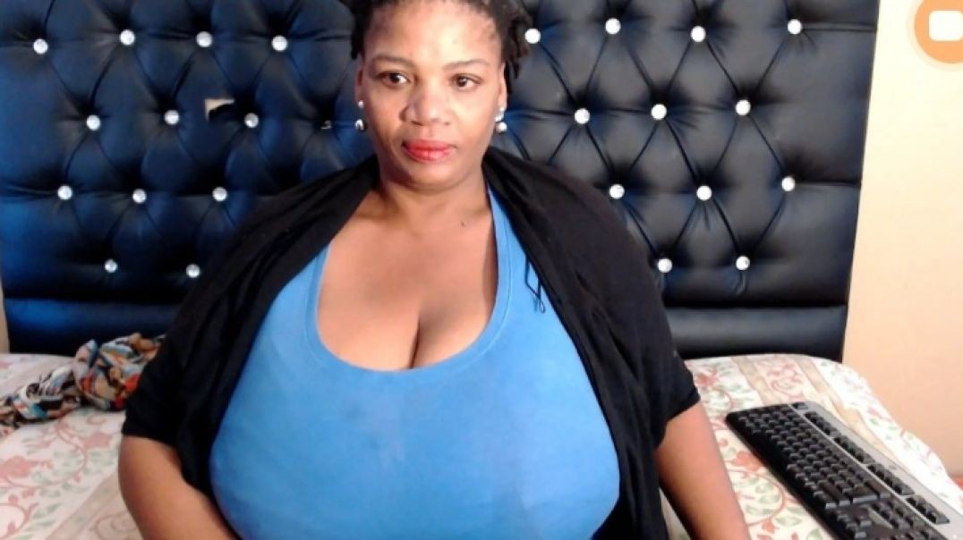 ⁣Mzansi huge boobs mama